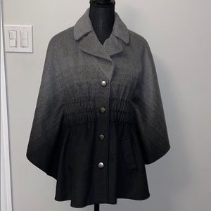 AQUA Ombré Wool Blend Coat